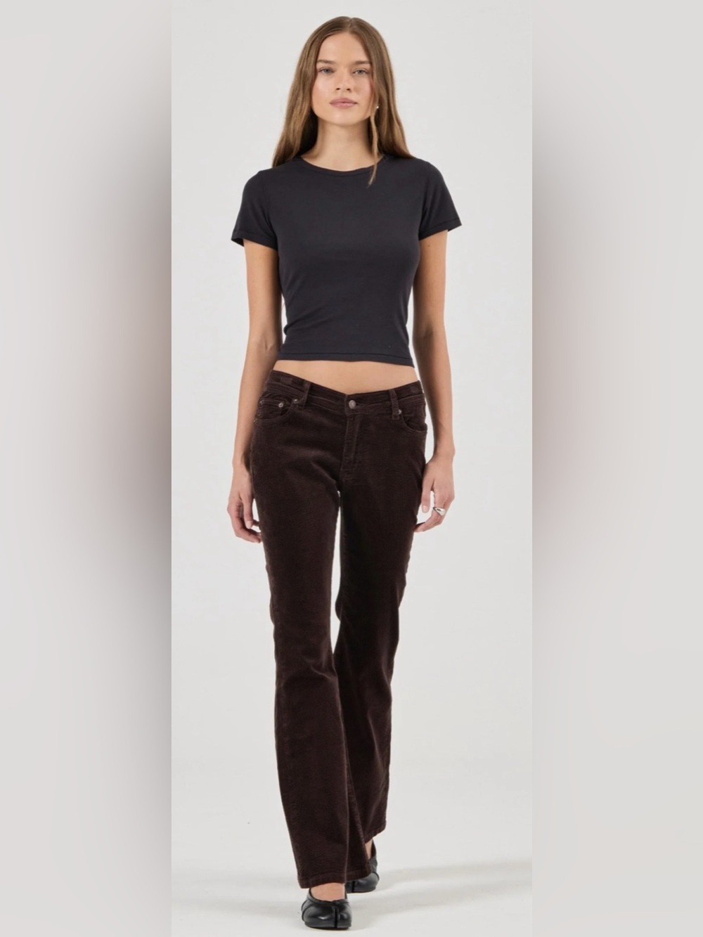 ROLLA'S Dallas Bootcut Lowrise Corduroy Pant 29x31 Granola Coastal Cowgirl EUC